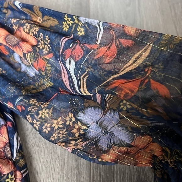 Anthropologie Mynah Cristy Crochet Blouse Size Extra Small - Picture 4 of 12